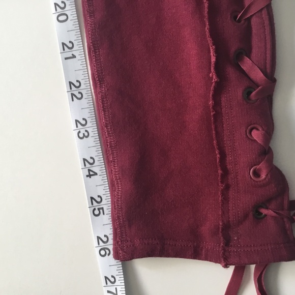 Free People Movement XS Pixi Lace Up Leggings High Rise EUC - Picture 15 of 15